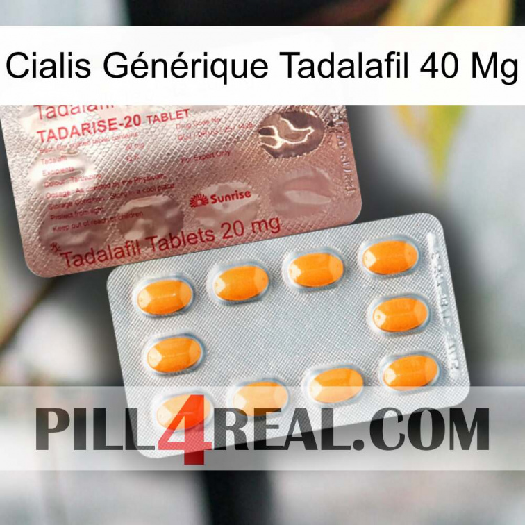 Cialis Générique Tadalafil 40 Mg new13